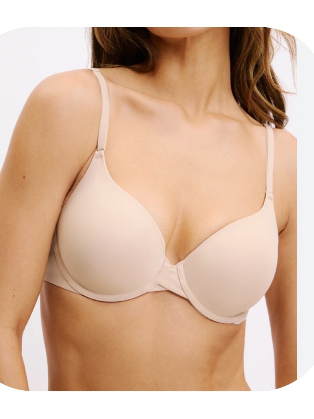 Harper Wilde 32DD/E beige the base T-shirt bra